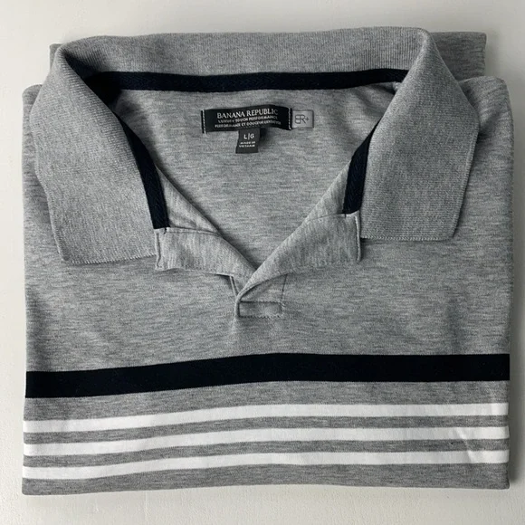 Banana Republic Men’s Polo Size Large - Picture 10 of 11